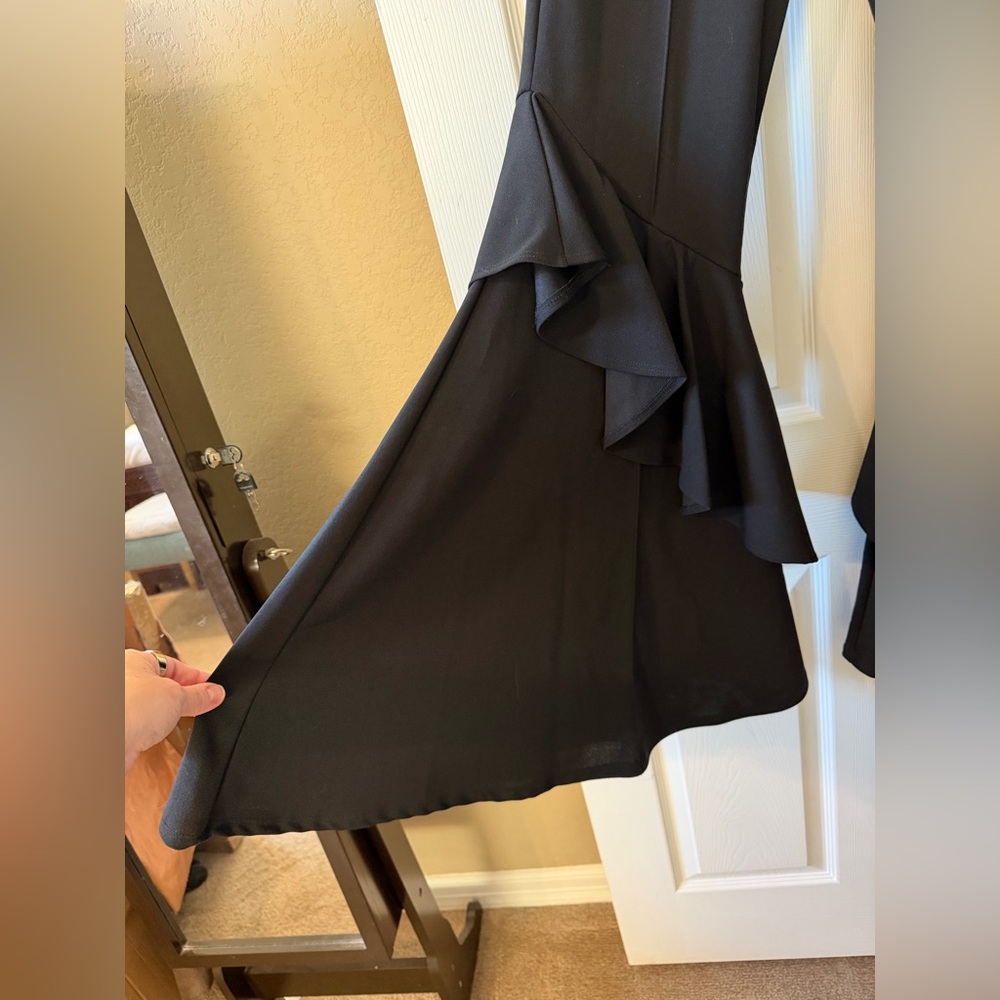 Rodeo Quincy Black Ruffle Flare Pants - Women - Picture 3 of 5